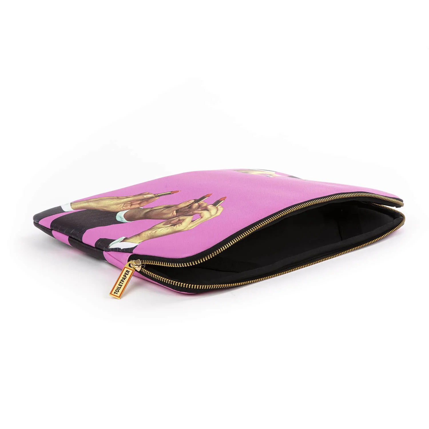 Seletti Toiletpaper Laptop Bag Pink Lipstick