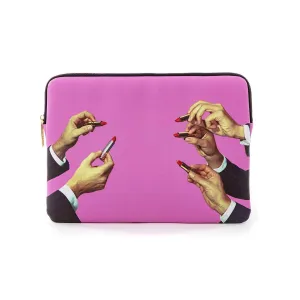 Seletti Toiletpaper Laptop Bag Pink Lipstick