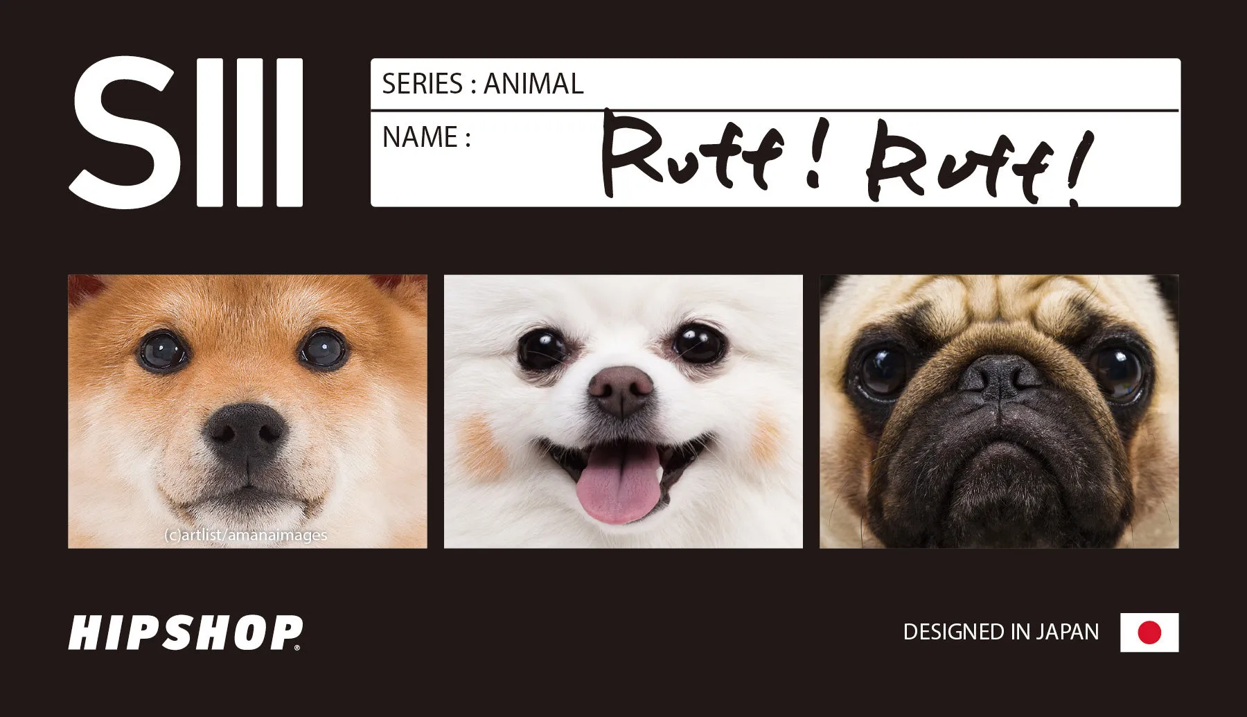 Series 3/アンダーパンツ 3点セット ANIMAL1　メンズ　ポリエステルタイプ
