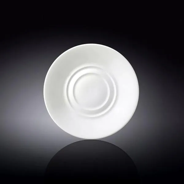 Set Of 12 White Multi-Use Saucer 5.5" inch | 14 Cm