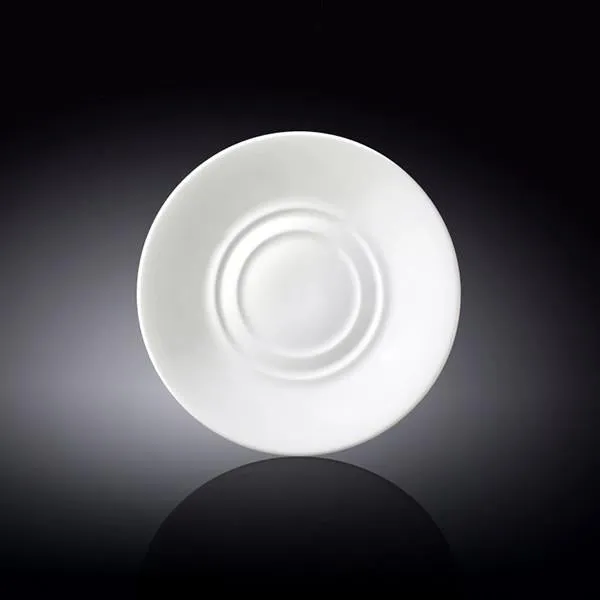 Set Of 12 White Multi-Use Saucer 6" inch | 15 Cm