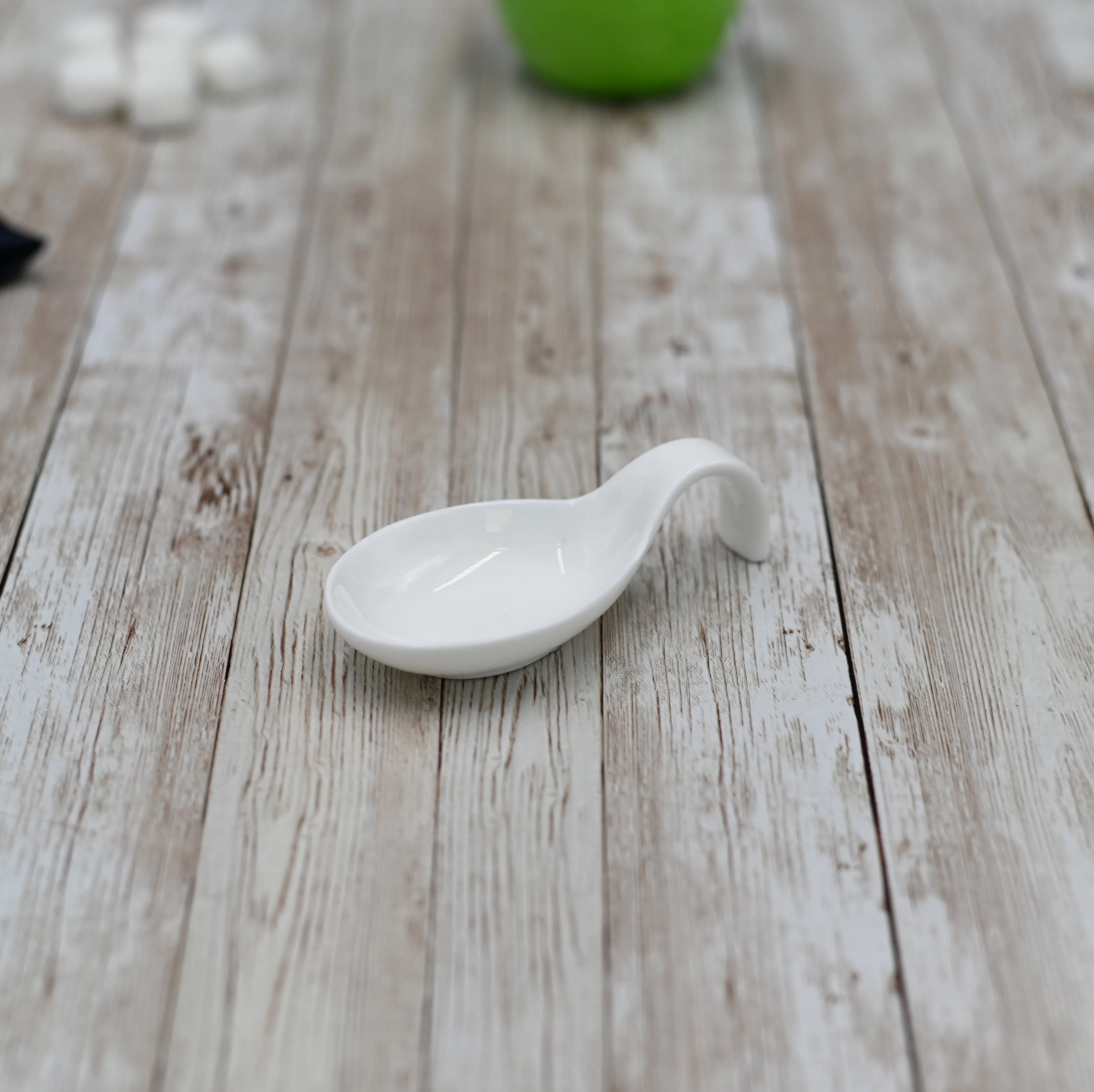 Set Of 12 White Snack / Ooyster Dish 4" inch X 2" inch | 10.5 X 5 Cm