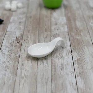 Set Of 12 White Snack / Ooyster Dish 4" inch X 2" inch | 10.5 X 5 Cm