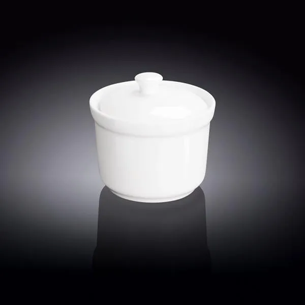 Set Of 3 White 4" inch | 10 Cm 8 Fl Oz | 250 Ml Soup Cup With Lid