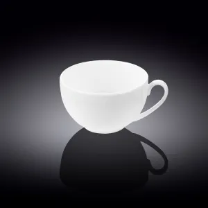 Set Of 6 White Tea Cup 8 Oz | 250 Ml