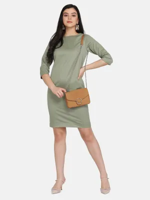 Sheath Dress - Sage Green