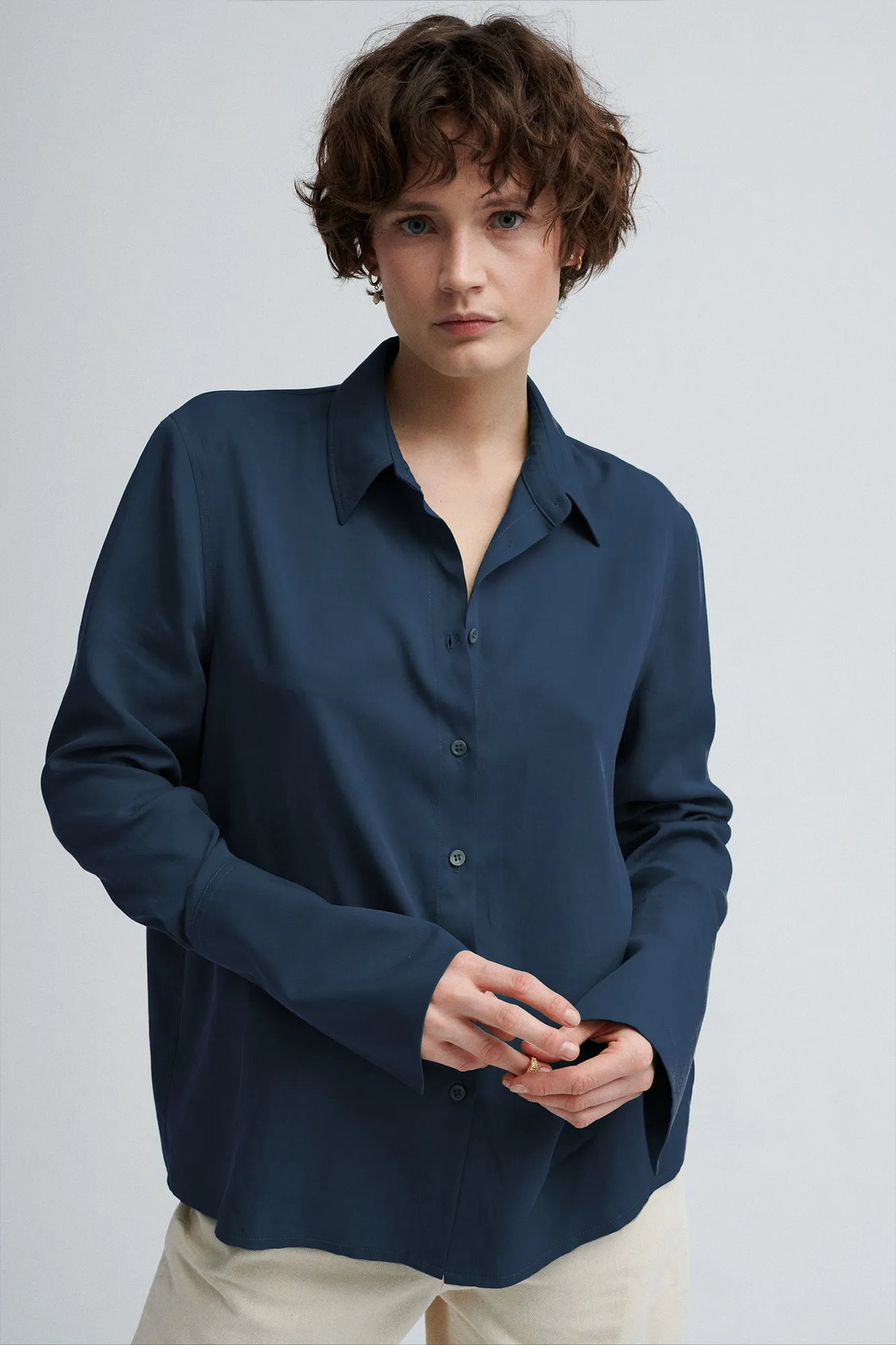 Shirt in Tencel™ / 12 / 11 / night blue