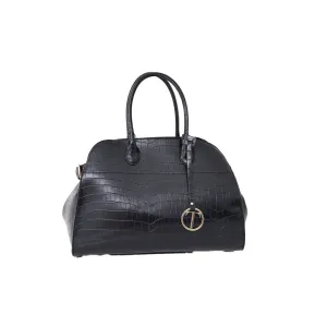Shopping bag con stampa coccodrillo
