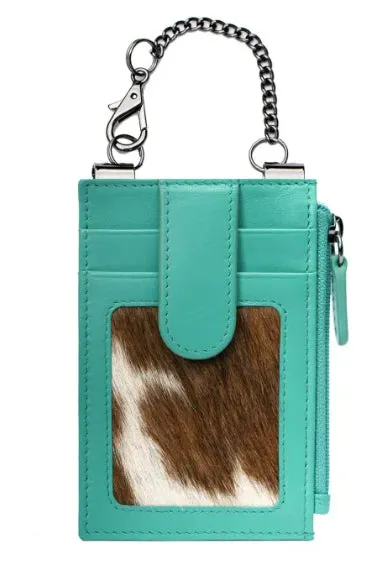 Sidekick V2 Turquoise Hair On Wallet 1070H-TOF
