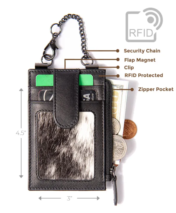 Sidekick V2 Turquoise Hair On Wallet 1070H-TOF