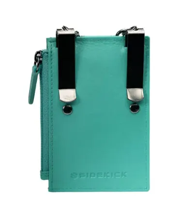 Sidekick V2 Turquoise Hair On Wallet 1070H-TOF