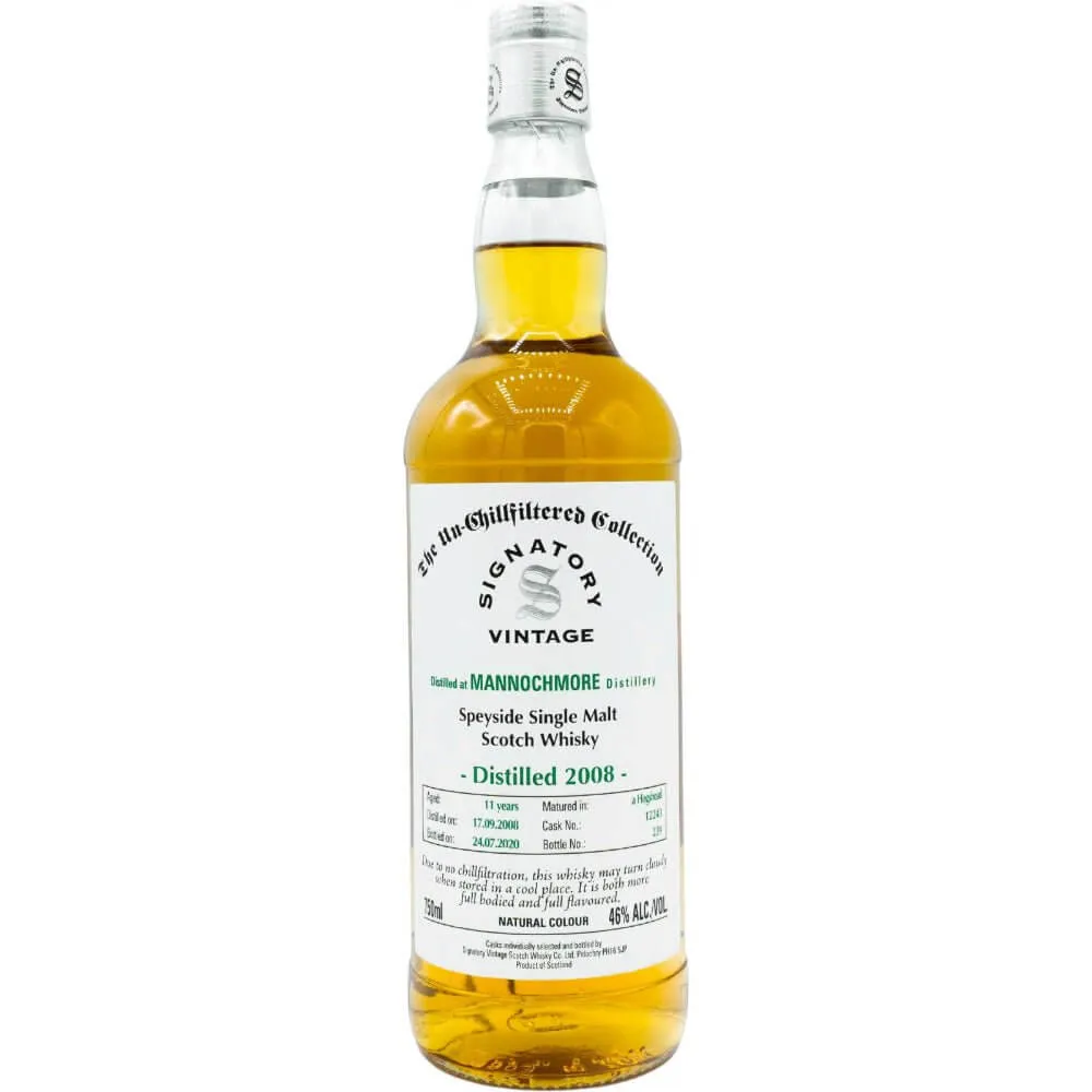 Signatory The Un-Chillfiltered Collection 11 Year Old Mannochmore 2008