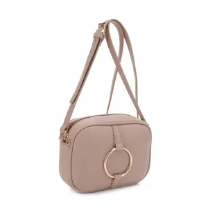 SJ20335 Circle Ring Hardware Crossbody Camera Bag