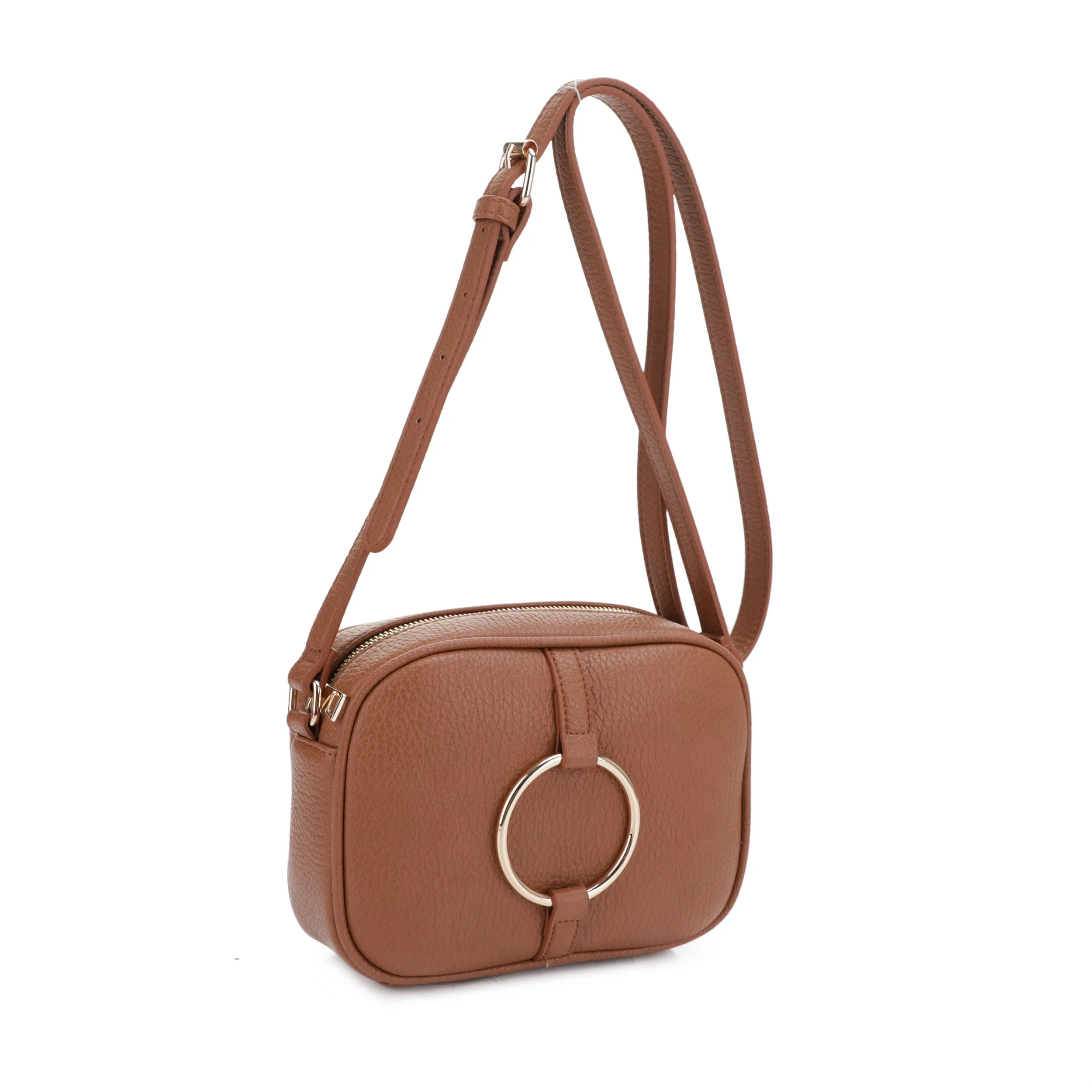 SJ20335 Circle Ring Hardware Crossbody Camera Bag