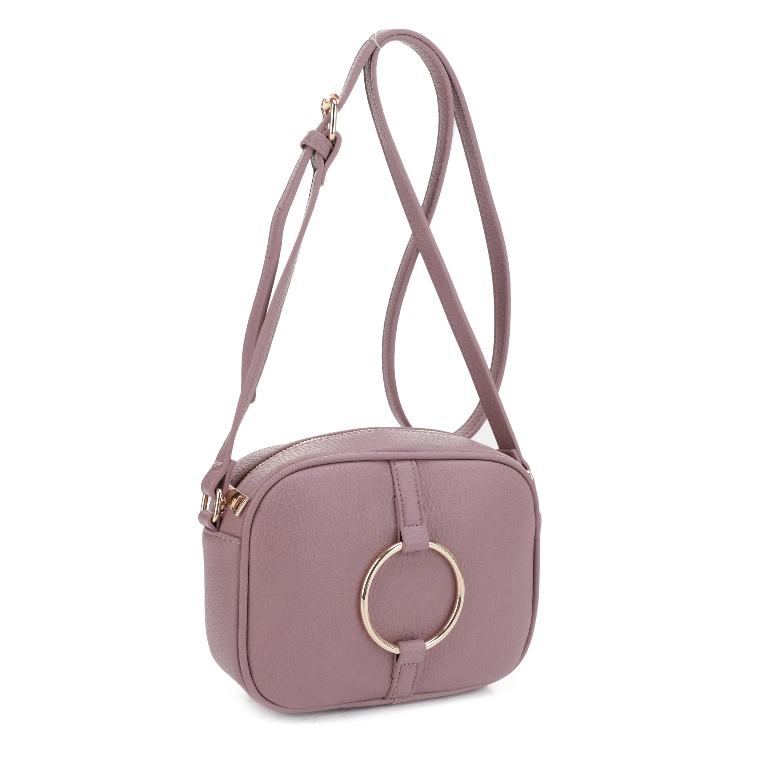 SJ20335 Circle Ring Hardware Crossbody Camera Bag