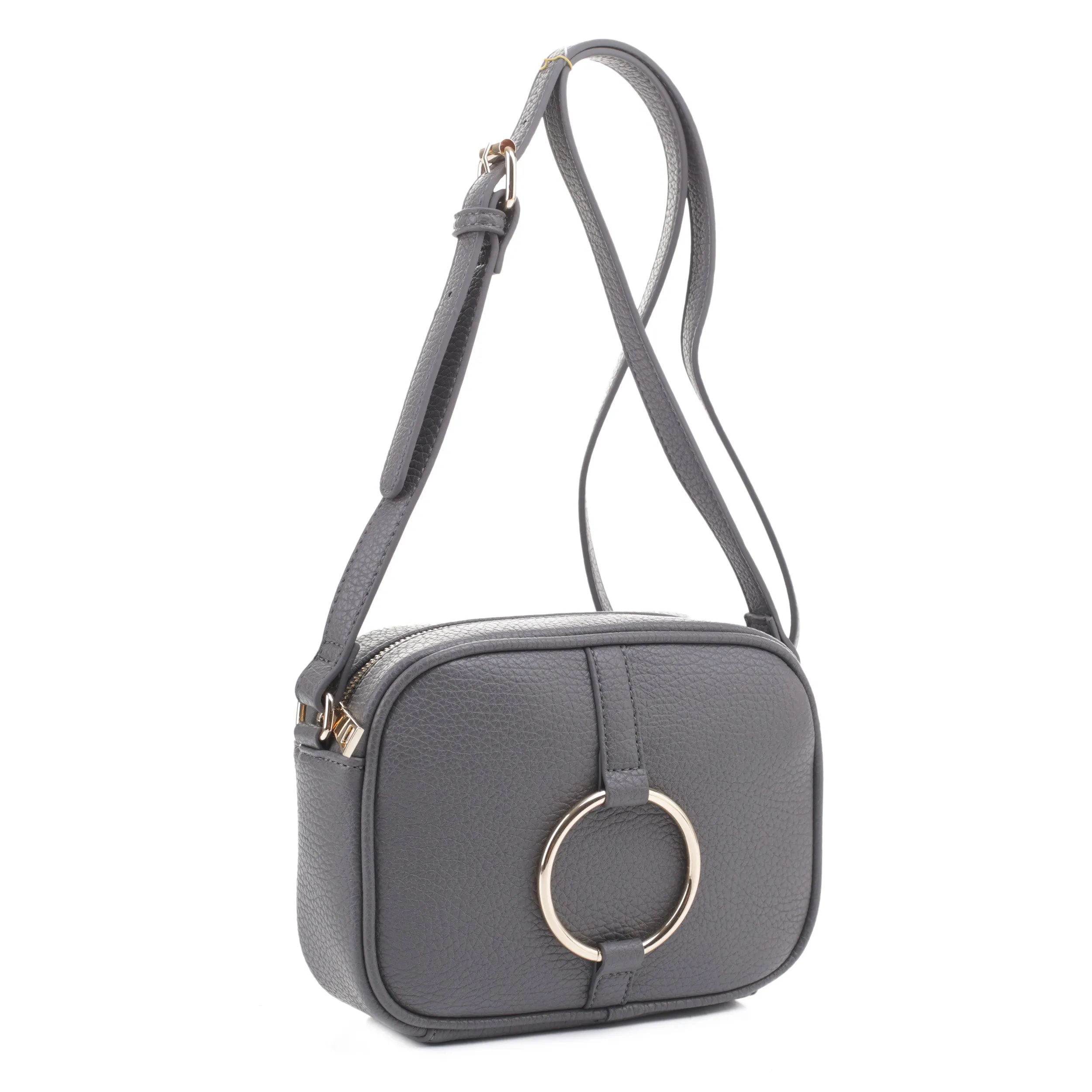 SJ20335 Circle Ring Hardware Crossbody Camera Bag