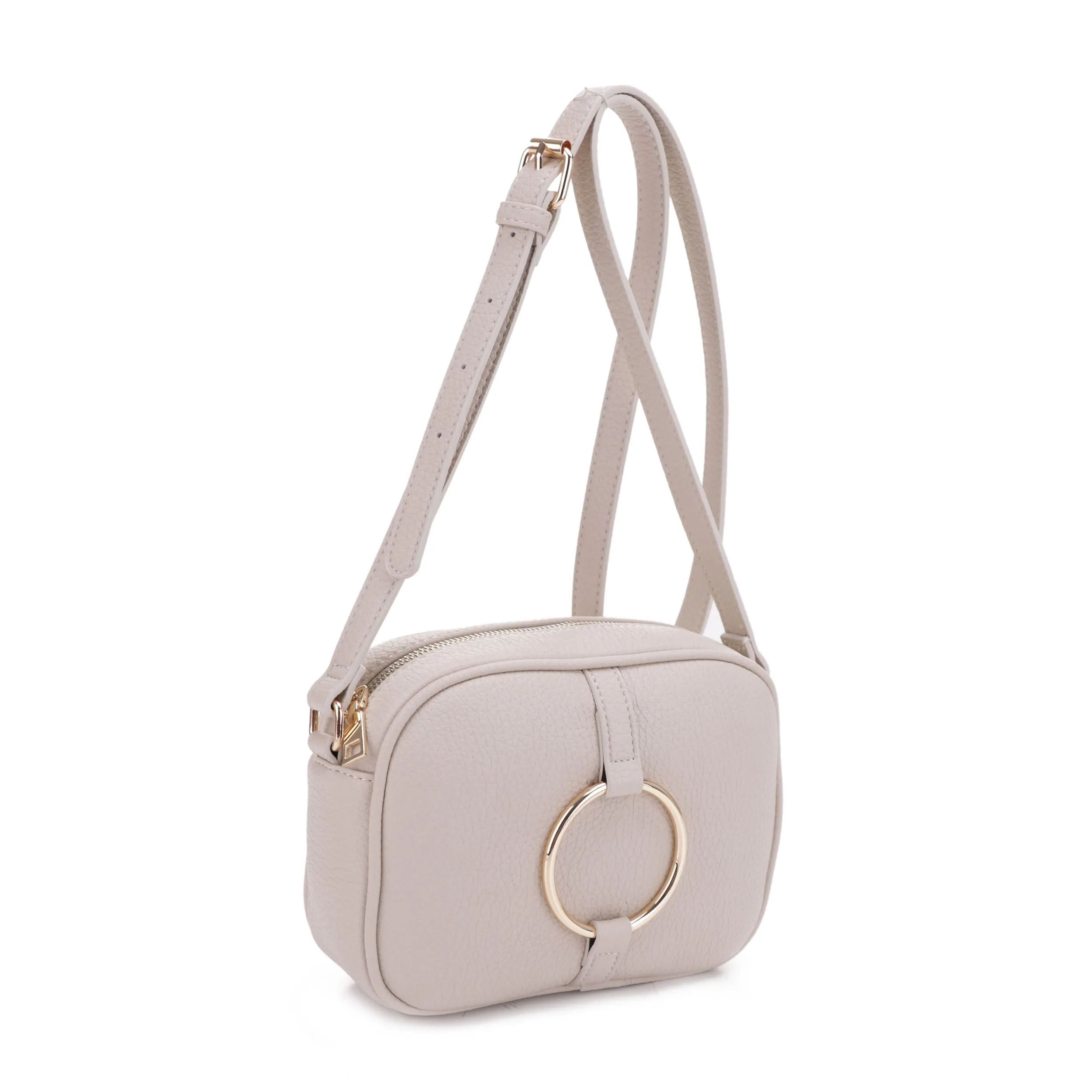 SJ20335 Circle Ring Hardware Crossbody Camera Bag