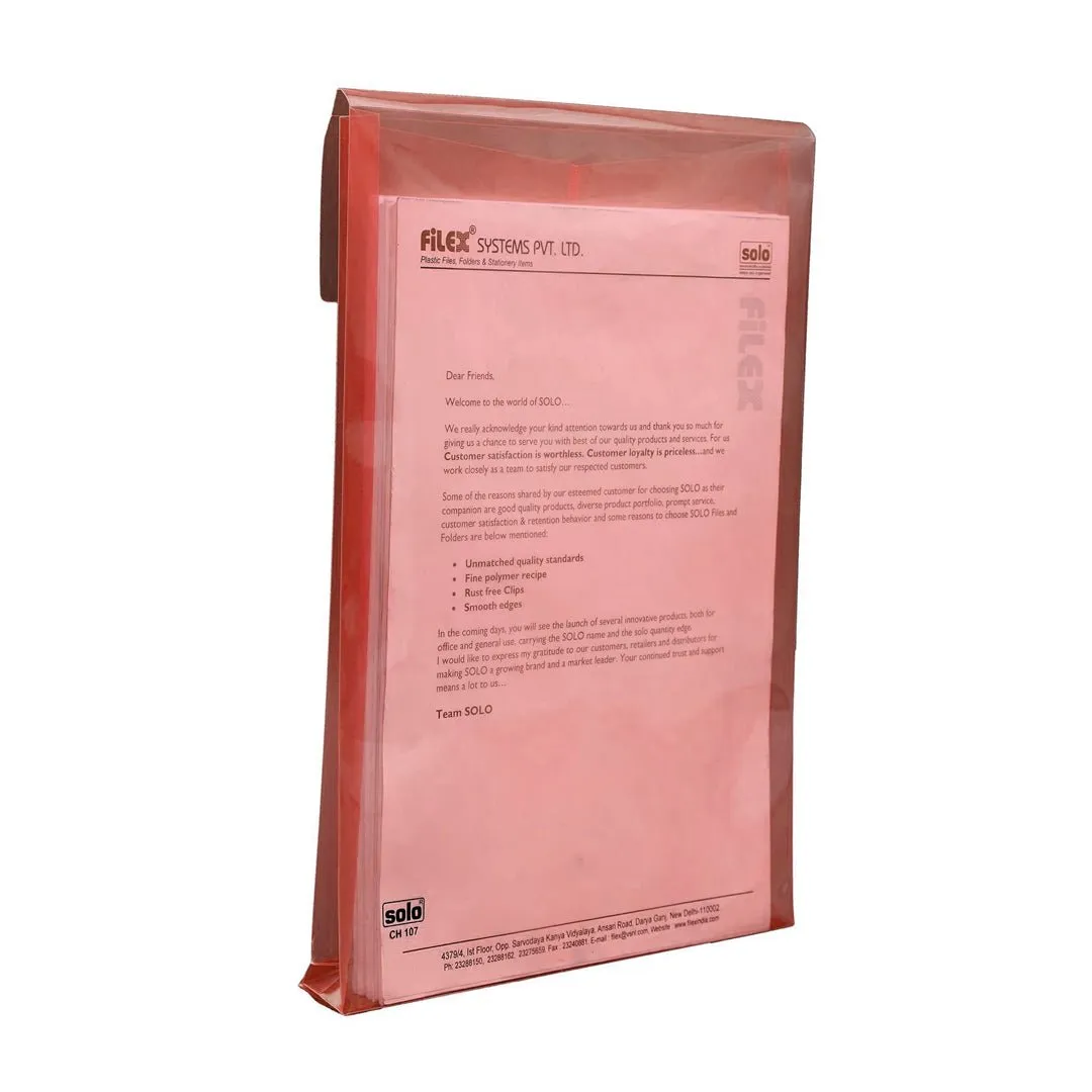 Solo Document Bag - A4 (Pack Of 2)
