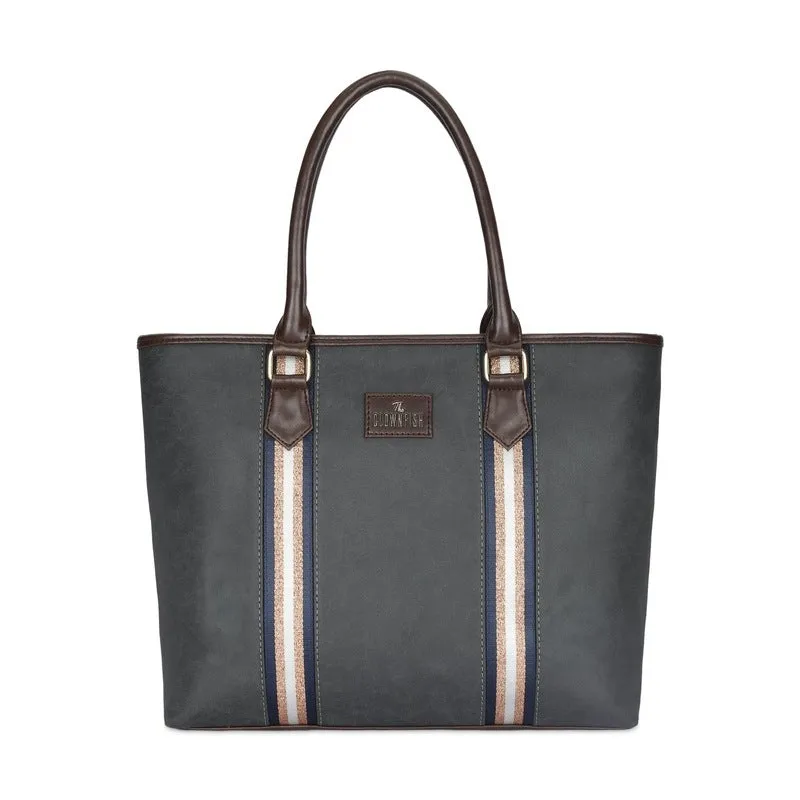 Sophitech Series Laptop Handbag - Faux Leather, Padded Sleeve | 14 inch | Dark Brown