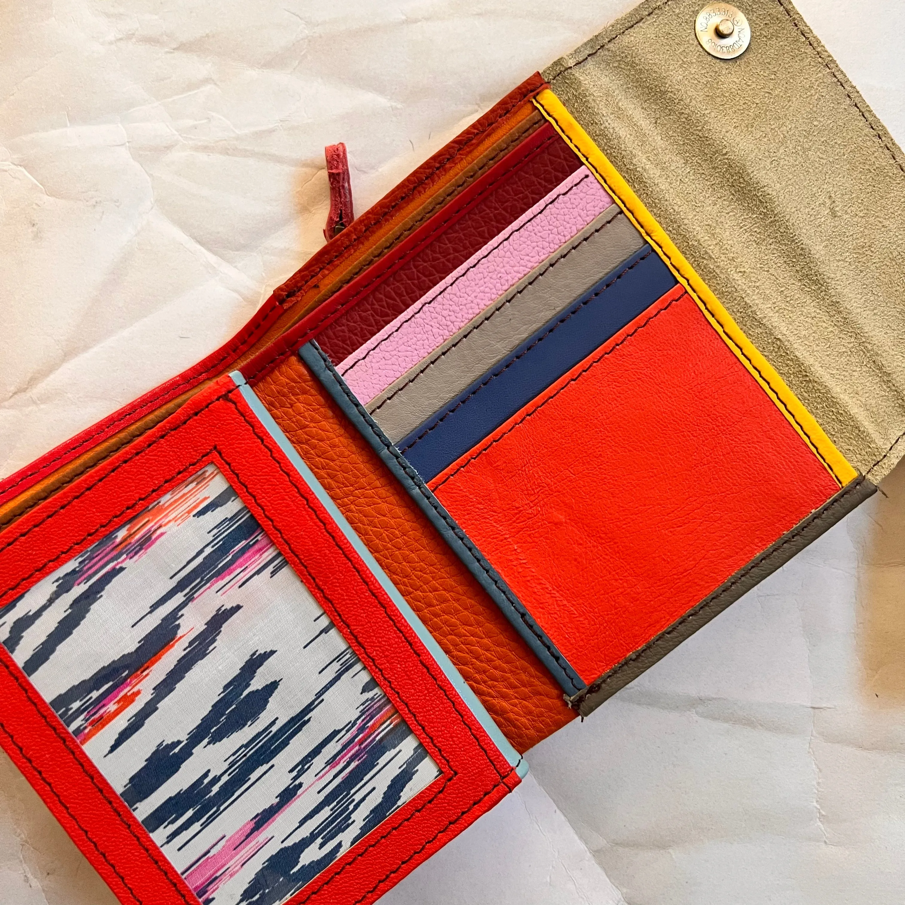 Soruka - Rings Wallet with Print, Cranberry
