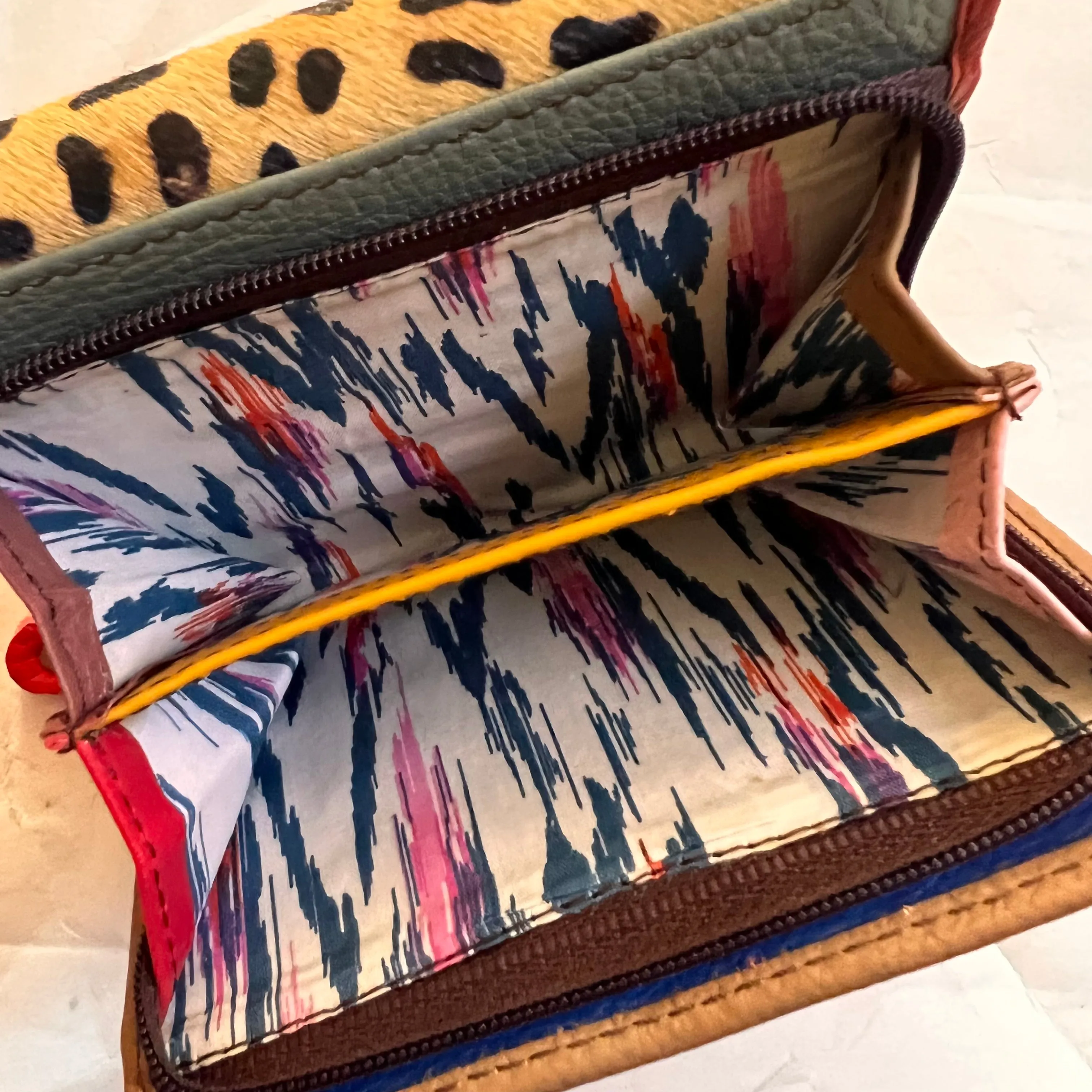 Soruka - Rings Wallet with Print, Cranberry