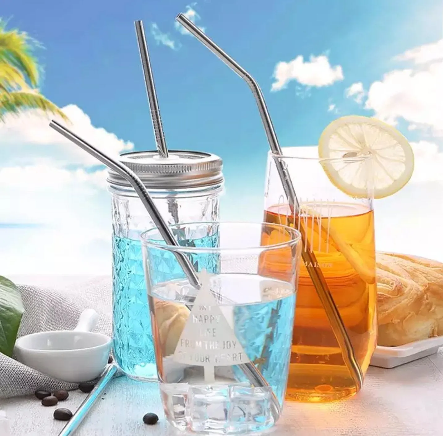 Stainless Steel Straw (4 Straight Straw)