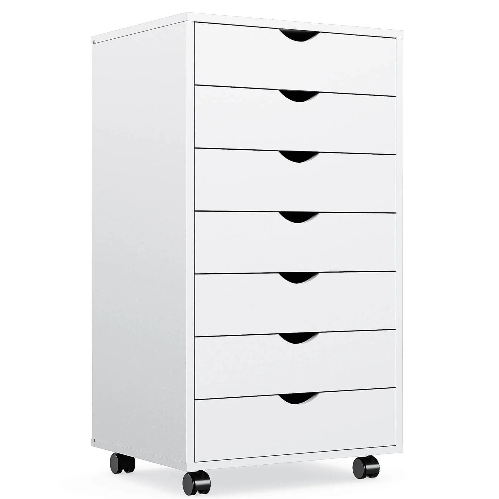 Storage Cabinet Dressers with Wheels Mobile Organizer Drawers for Office, Bedroom, Home