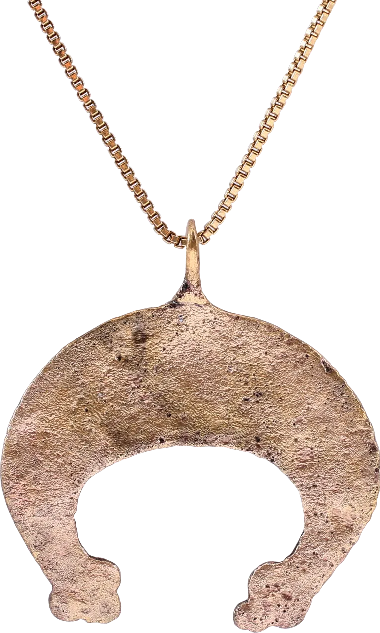SUPERB VIKING LUNAR PENDANT NECKLACE, 10TH-11TH CENTURY AD