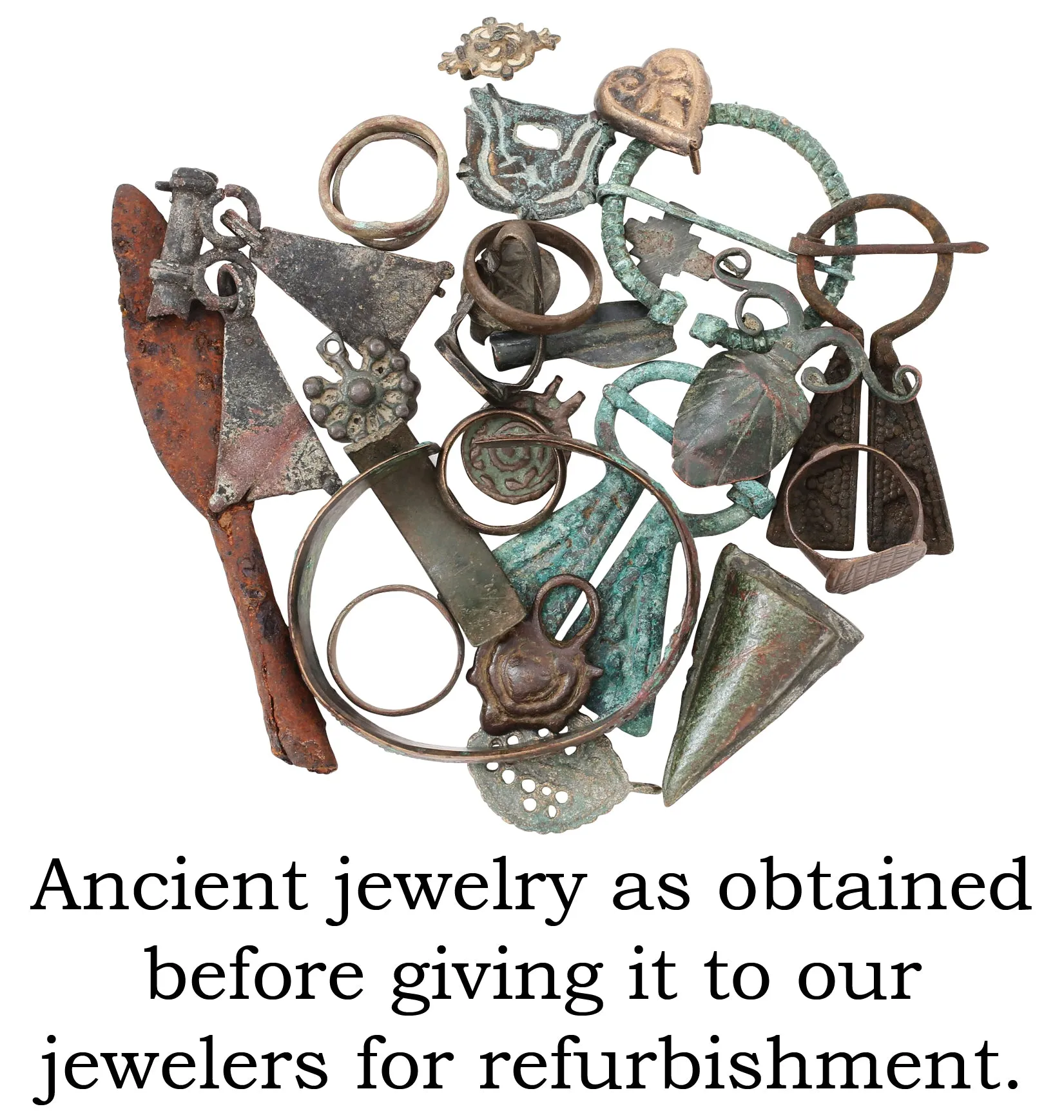 SUPERB VIKING LUNAR PENDANT NECKLACE, 10TH-11TH CENTURY AD