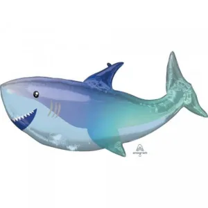 SuperShape XL Shark Foil Balloon - 96cm x 45cm