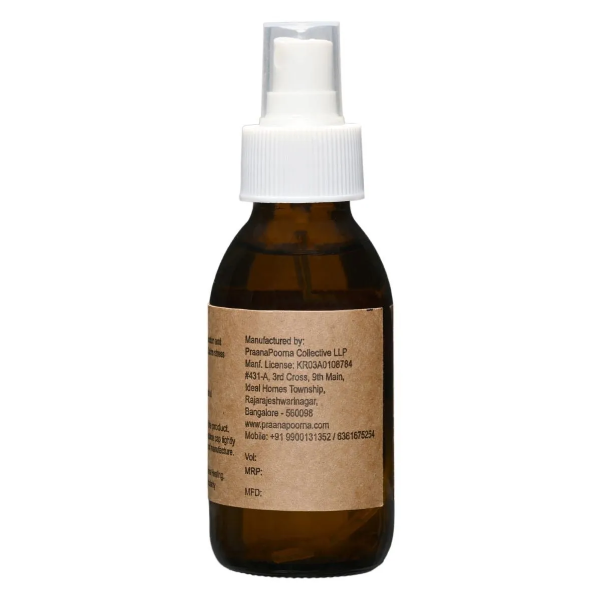 Sweet Orange Spray Natural Air Freshner-100ml