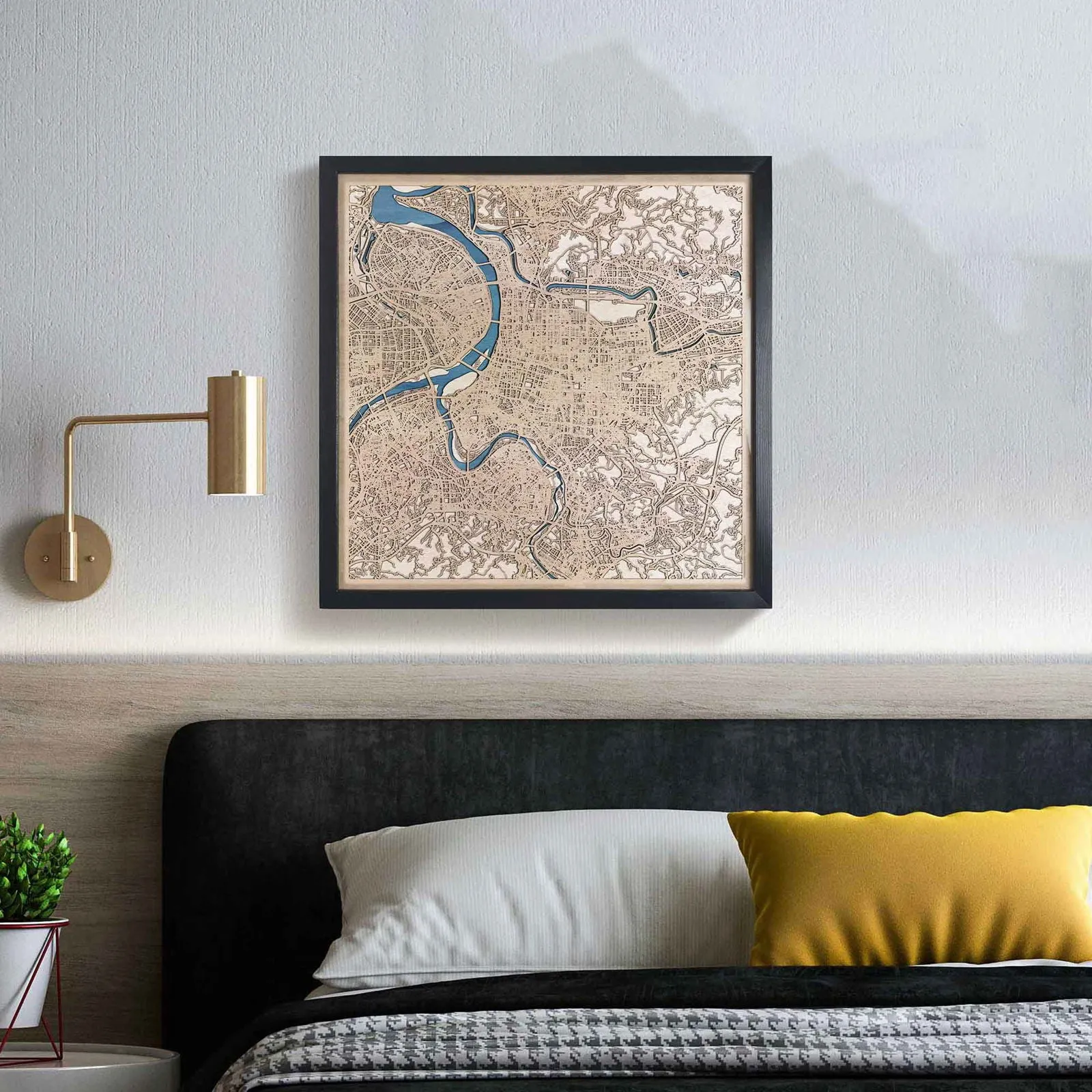 Taipei Wooden Map