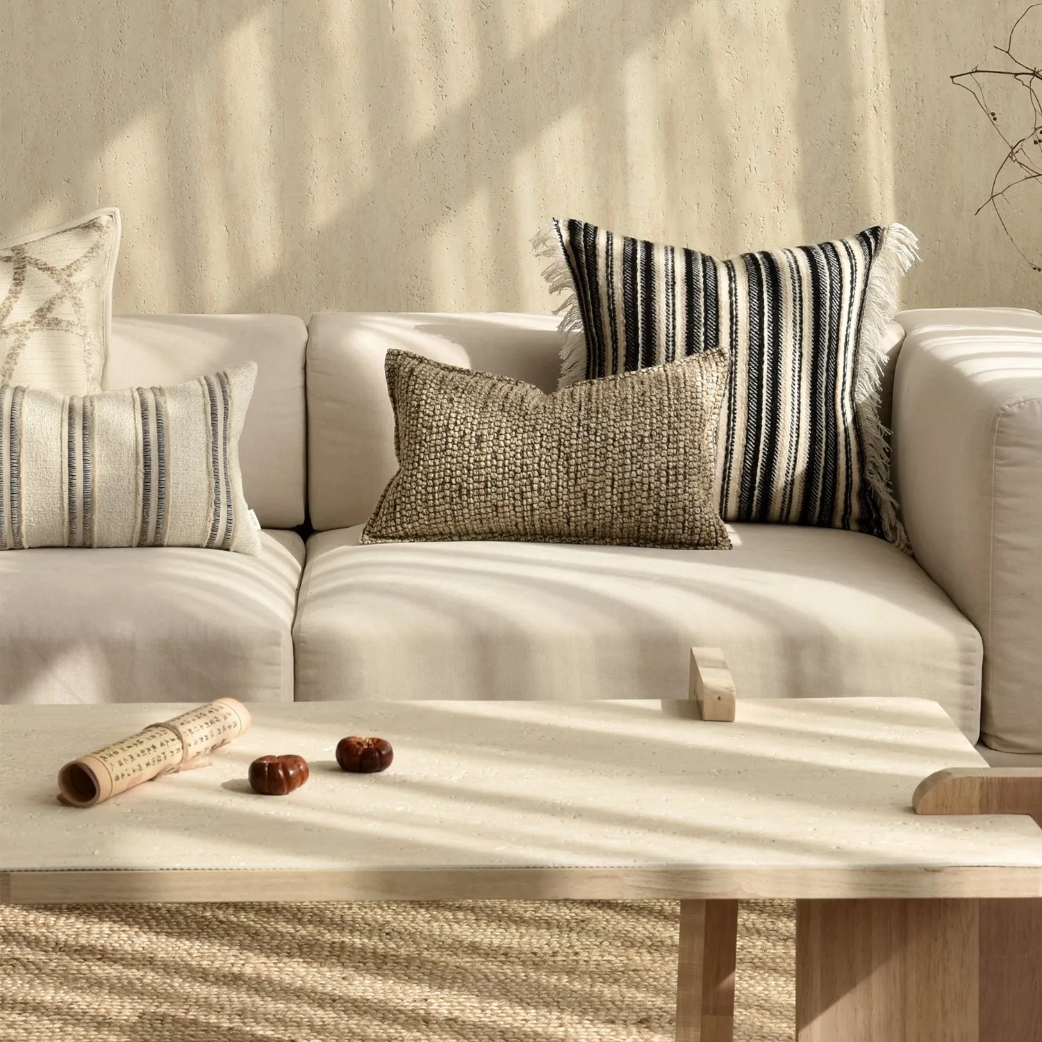 Textured Throw Pillow
