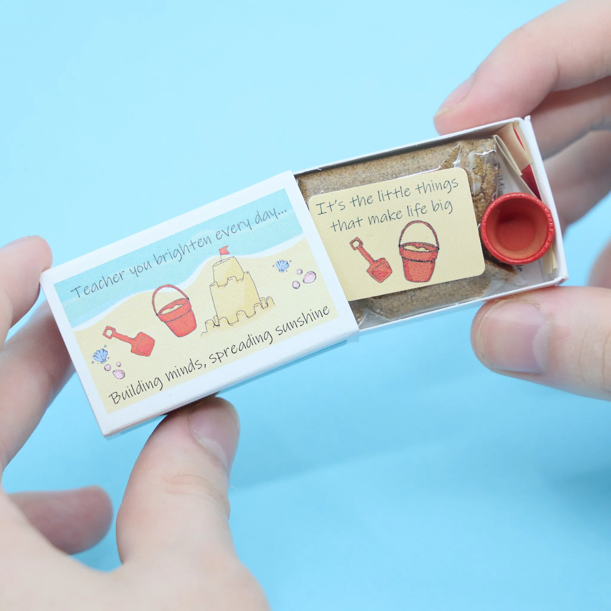 Thank You Teacher Sand Kit Gift In A Matchbox