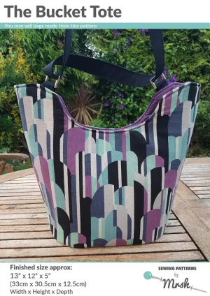 The Bucket Tote by Sewing Patterns by Mrs H (Printed Paper Pattern)