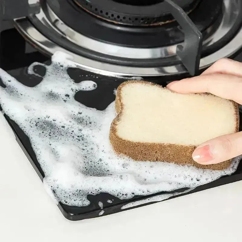 Toast Sandwich Dishwashing Sponge Scrub Wipe