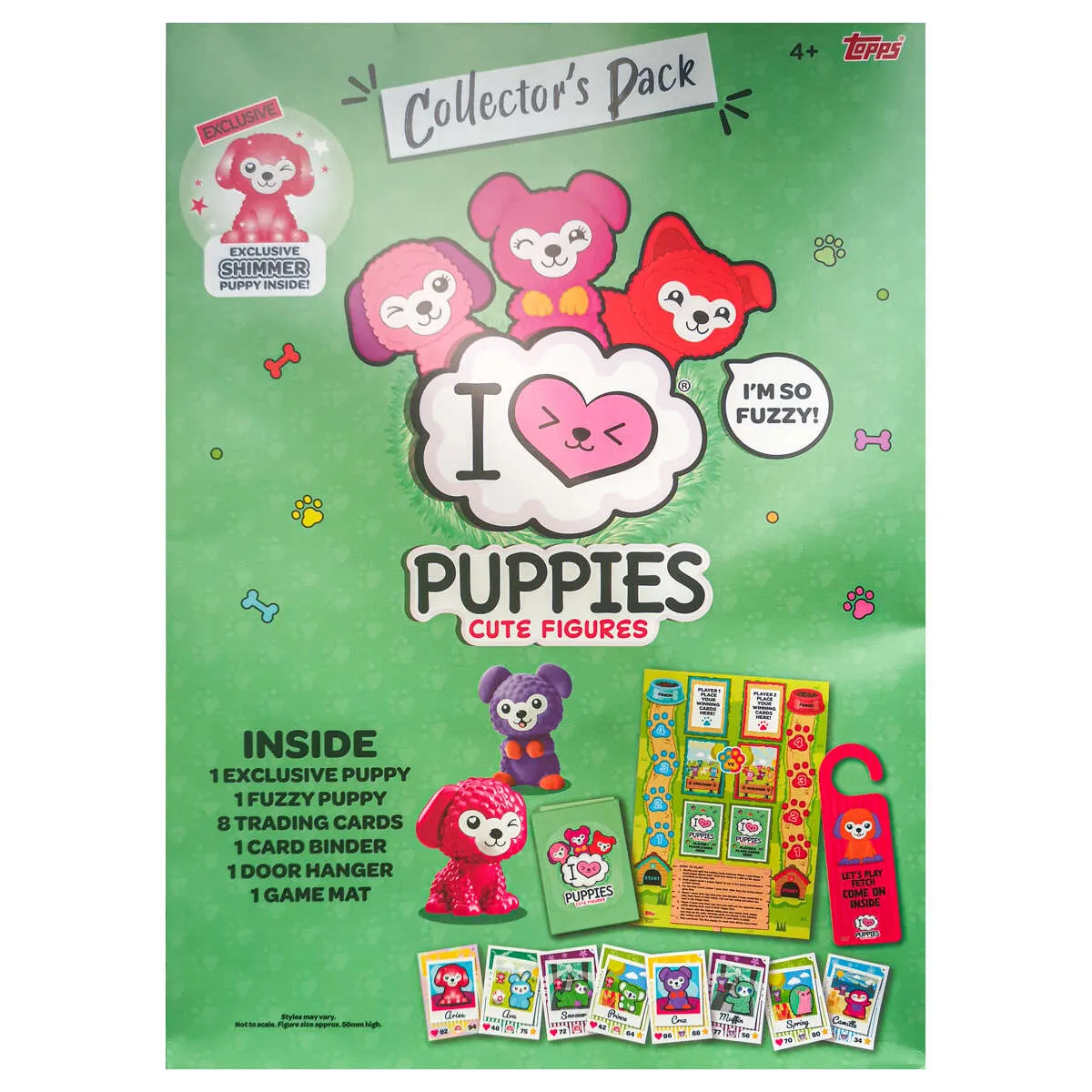 Topps I Love Puppies Cute Figures Collector's Pack