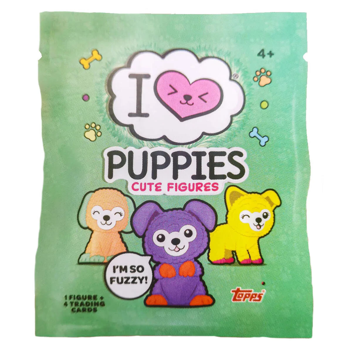 Topps I Love Puppies Cute Figures Collector's Pack