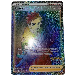 Trainer Spark ‘Rainbow Rare’ PoGo Pokémon Card