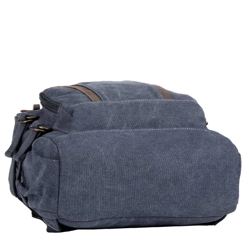 Troop London TRP0257 Classic Large Laptop Backpack in Blue