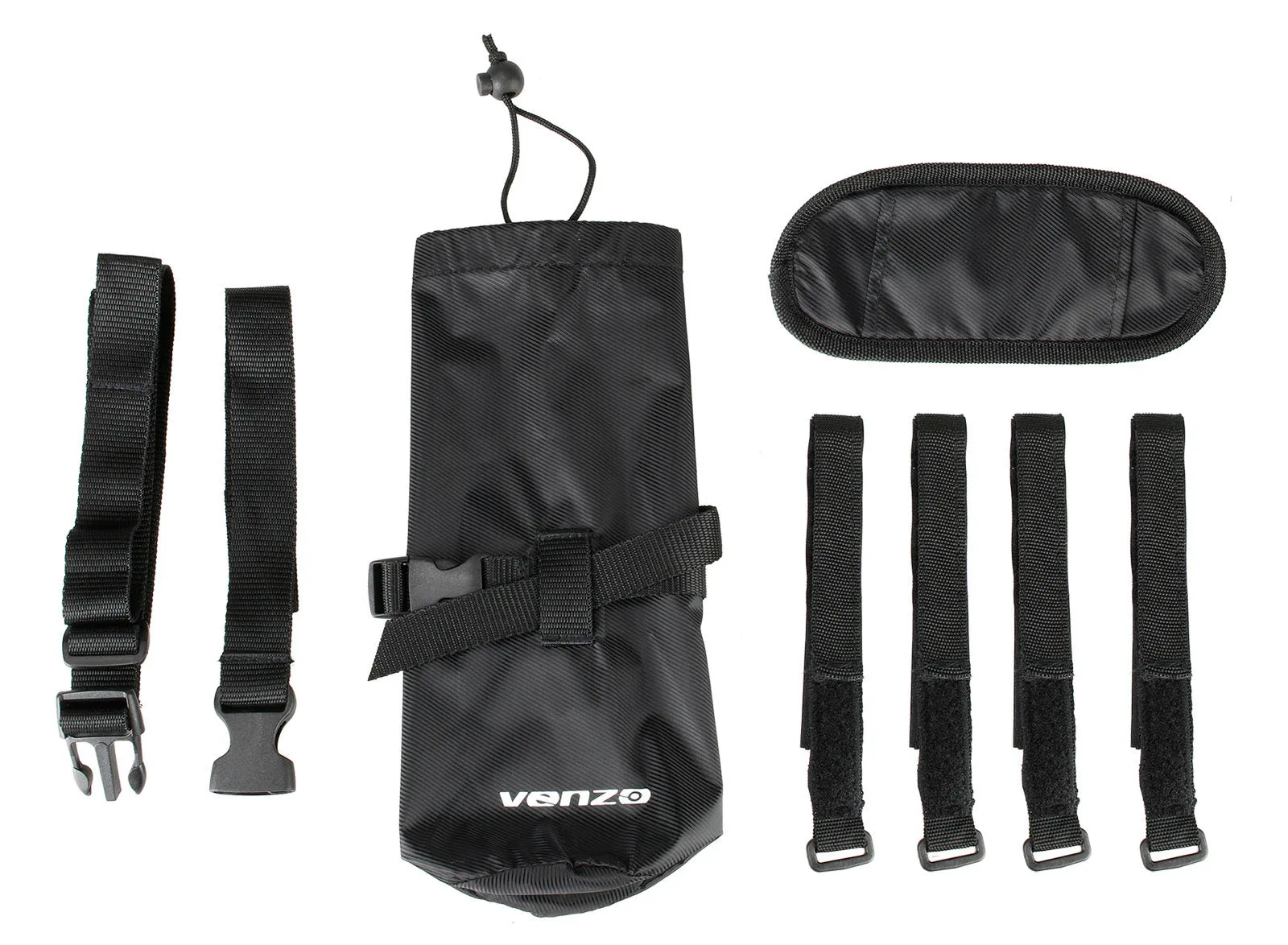 VENZO 210D Nylon Folding Bike Bicycle Travel Transport Carry Case Bag For 16 inch 20 inch Foldable Bikes - Carrying Bike Sack On Bus or Train