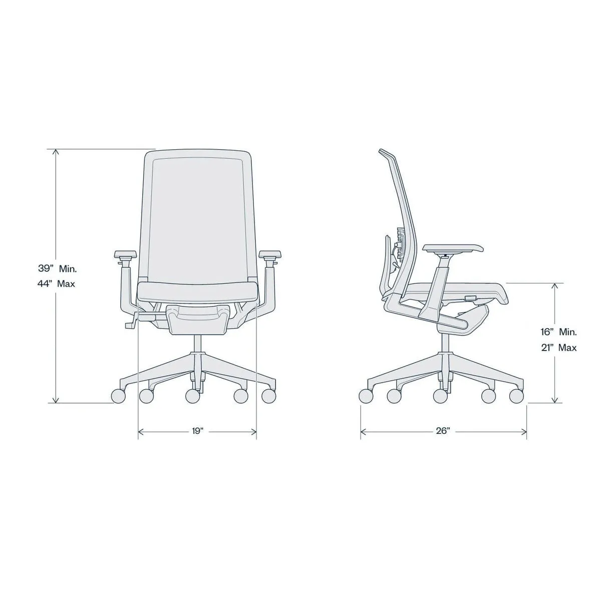 Very Digital Knit Office Chair