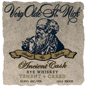 Very Olde St. Nick Ancient Cask Tenent   Creed Straight Rye