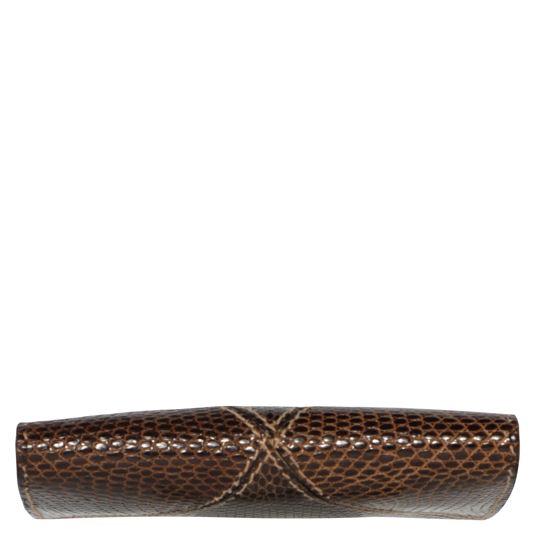 Vintage 1970s Gucci Lizard Embossed Frame Kisslock Coin Purse