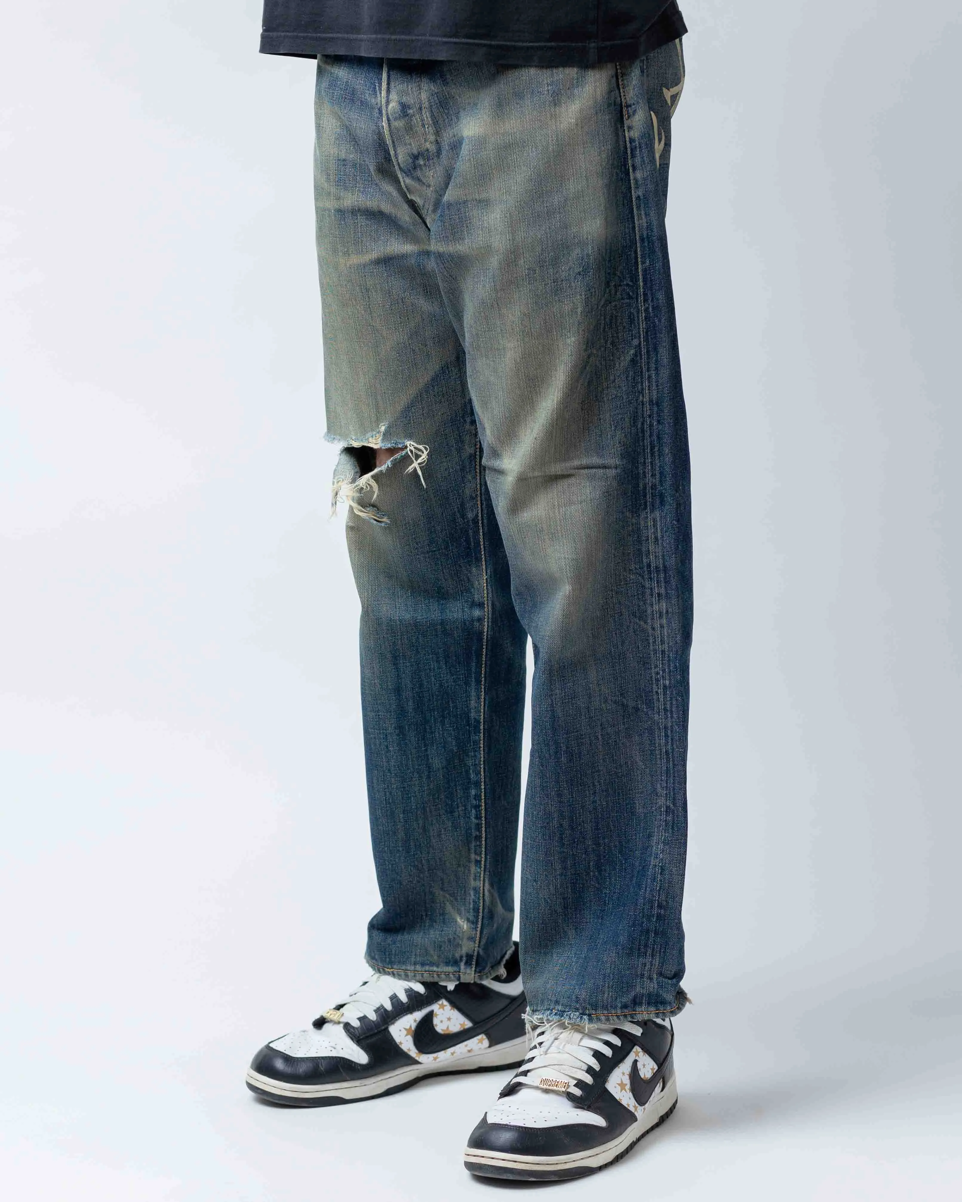 Vintage Evisu No.2, 2001, Kanji Painted Pocket Selvedge Denim