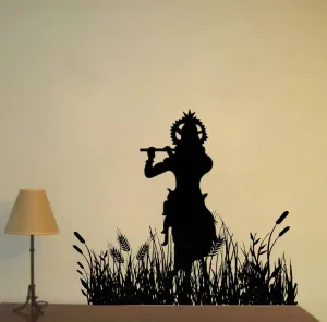 Wall Stickers | Wall Sticker For Living Room -Bedroom - Office - Home Hall Decor |Lord Krishna 86 cmX 99 cm
