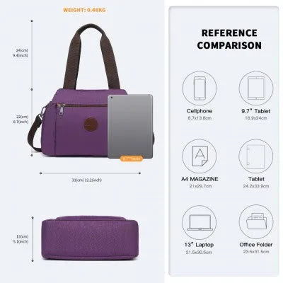 Waterproof Multi-Functional Crossbody Baby Bag (Available in Black/Grey/Purple)
