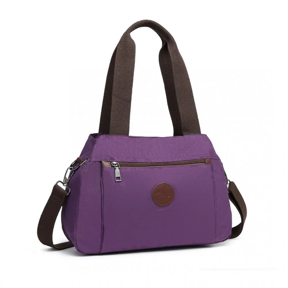 Waterproof Multi-Functional Crossbody Baby Bag (Available in Black/Grey/Purple)