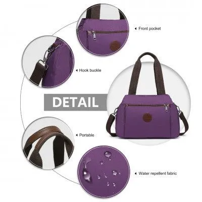 Waterproof Multi-Functional Crossbody Baby Bag (Available in Black/Grey/Purple)