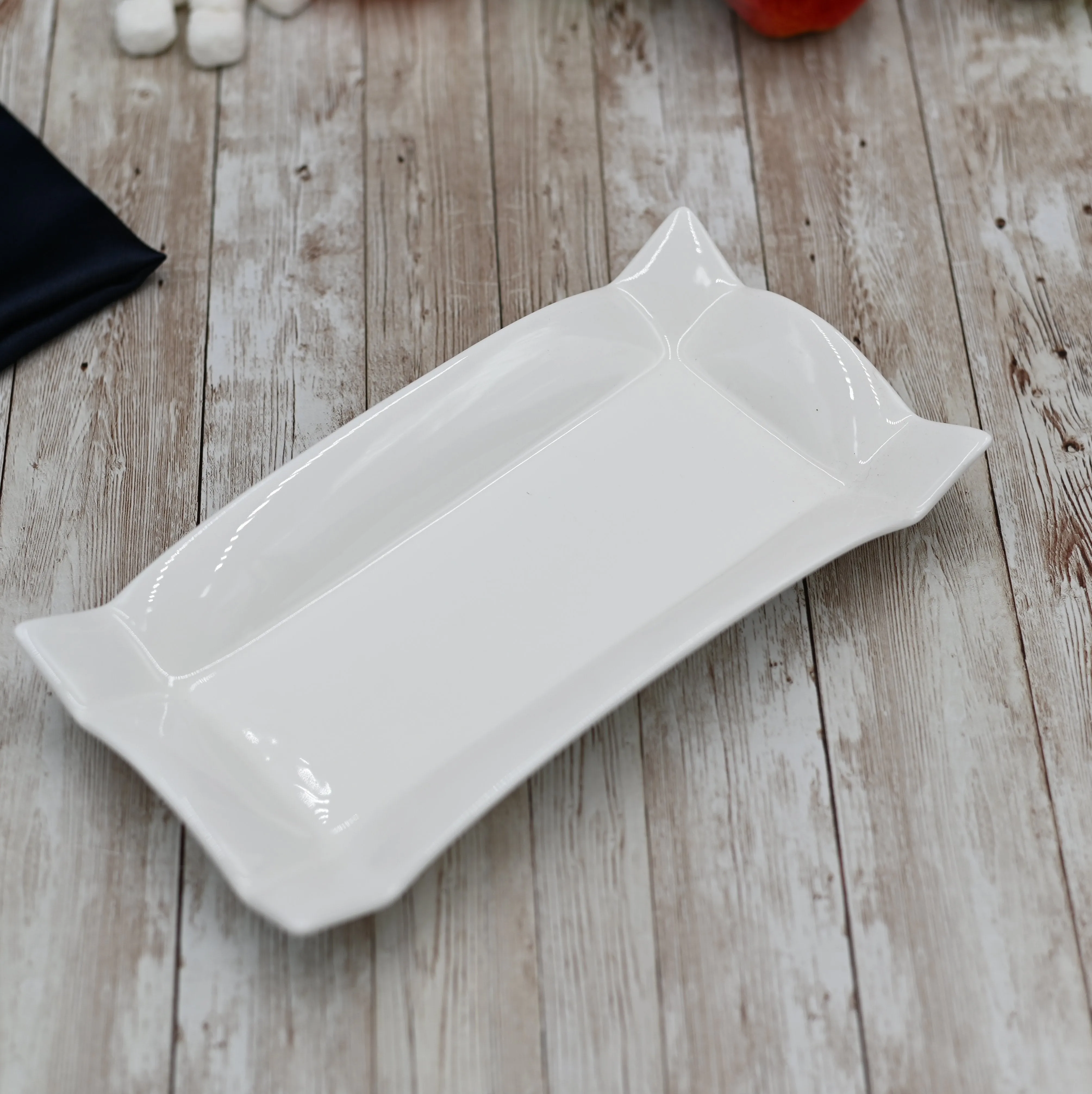 White Rectangle Platter 10" inch X 5" inch | 25 X 12 Cm